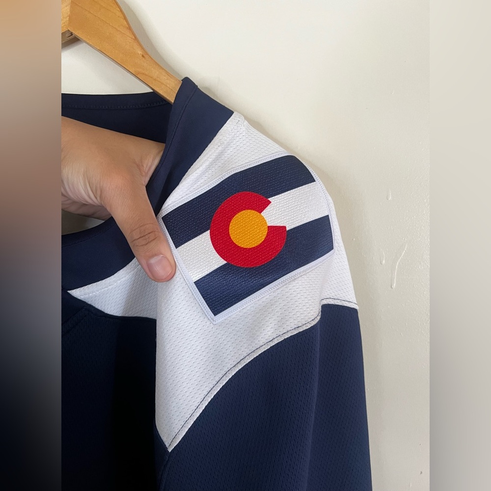 2021 Fanatics Colorado Avalanche Alternate Breakaway NHL Hockey Jersey Size L - Picture 5 of 7